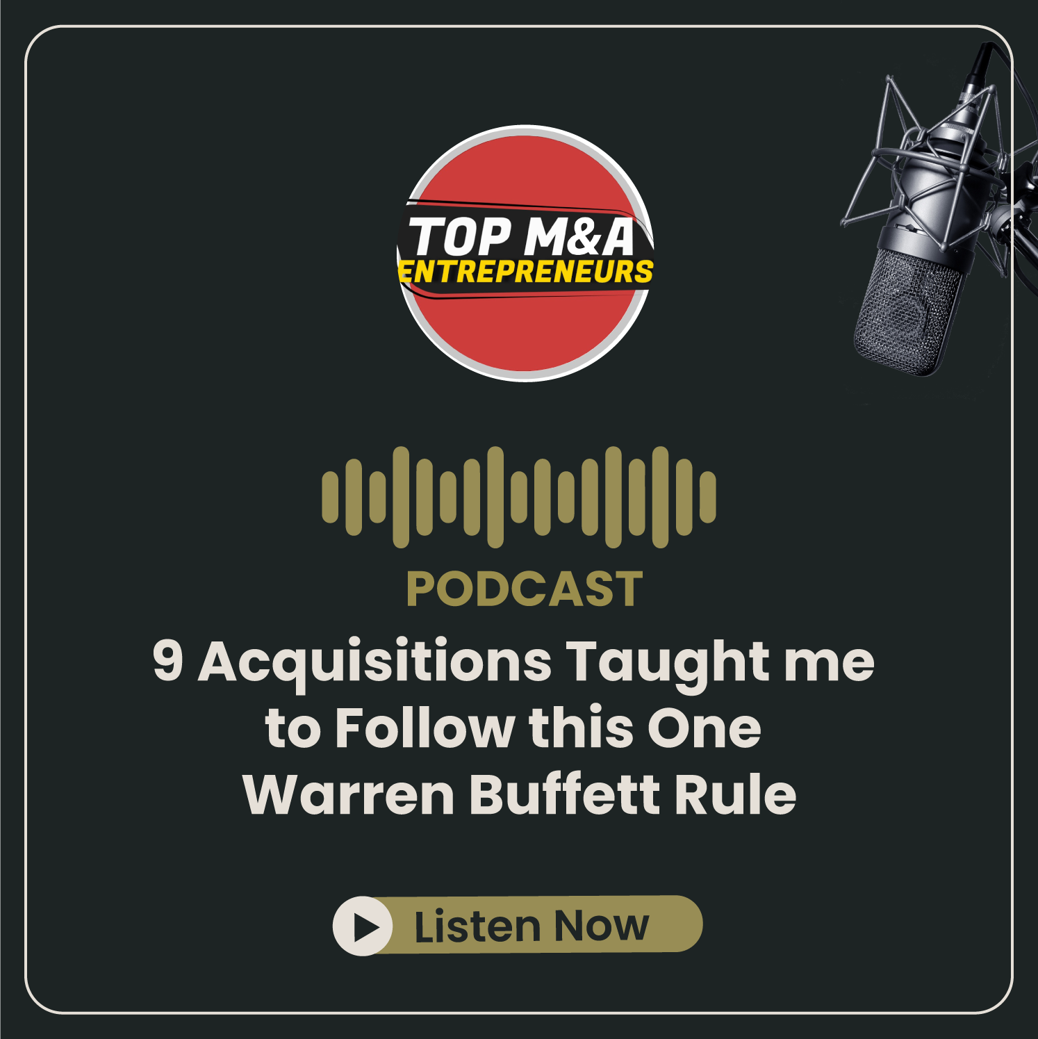 Top M&A Entrepreneurs